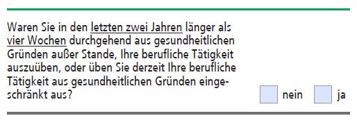 Berufsunfähigkeitsversicherung Arzt fast ohne Gesundheitsfragen